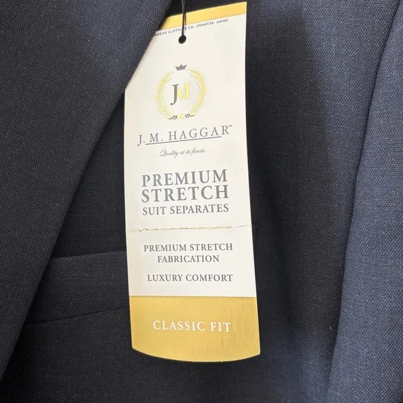 J.M. Hagar Classic Fit Suit Jacket 46L